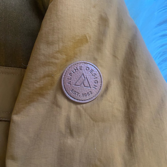 Alpine Design Sz XL Men’s Tan and Brown Military Field Jacket - Picture 5 of 13